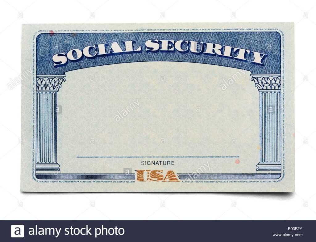 Social Security Card Template Trafficfunnlr With Social Security Card