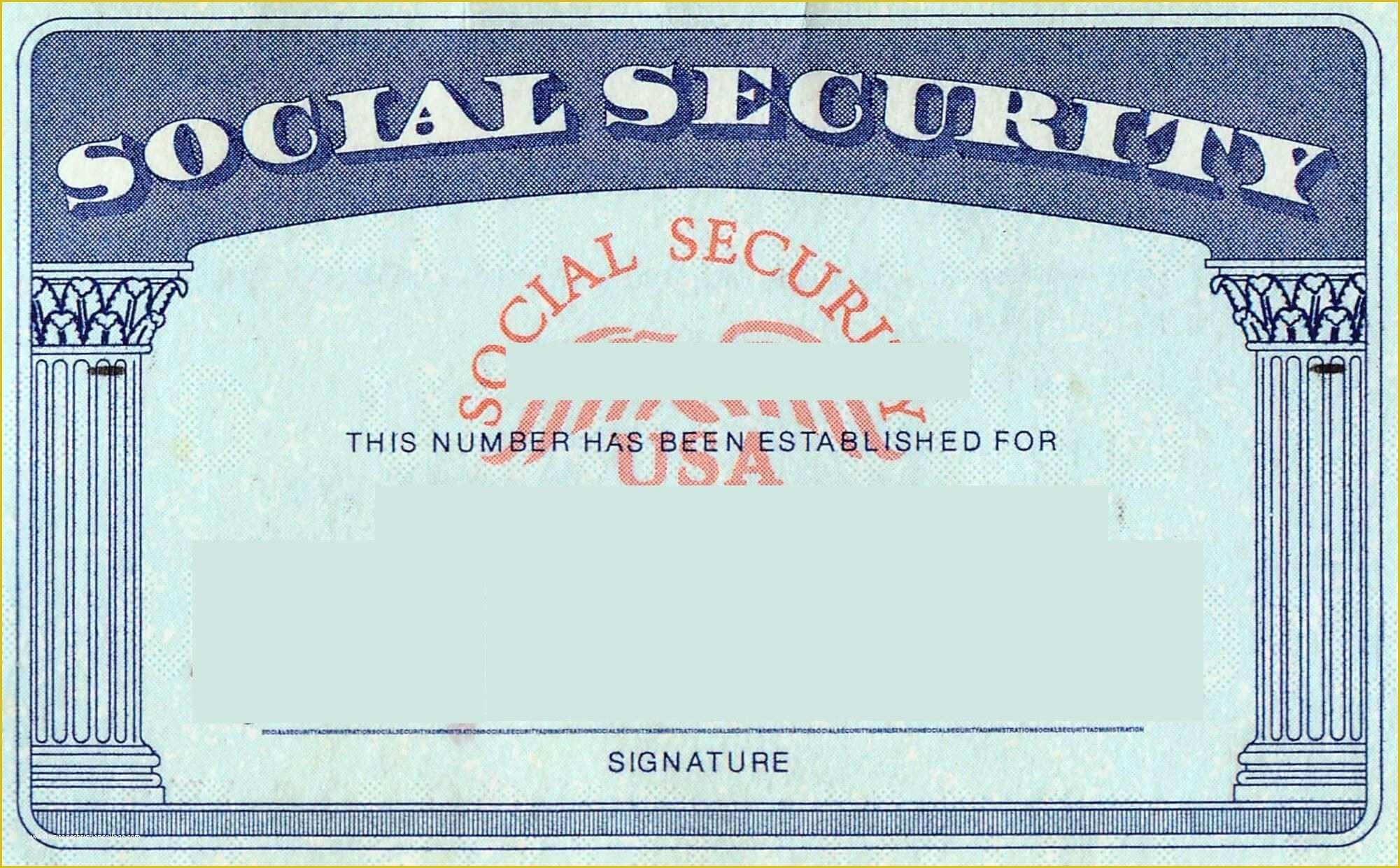 Social Security Card Template – Www.szf.se Inside Social Security Card Template Download