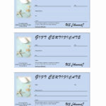 Spa Gift Certificate Throughout Spa Day Gift Certificate Template