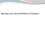 Sporting Lee's Summit Referee Orientation – Ppt Download For Soccer Referee Game Card Template