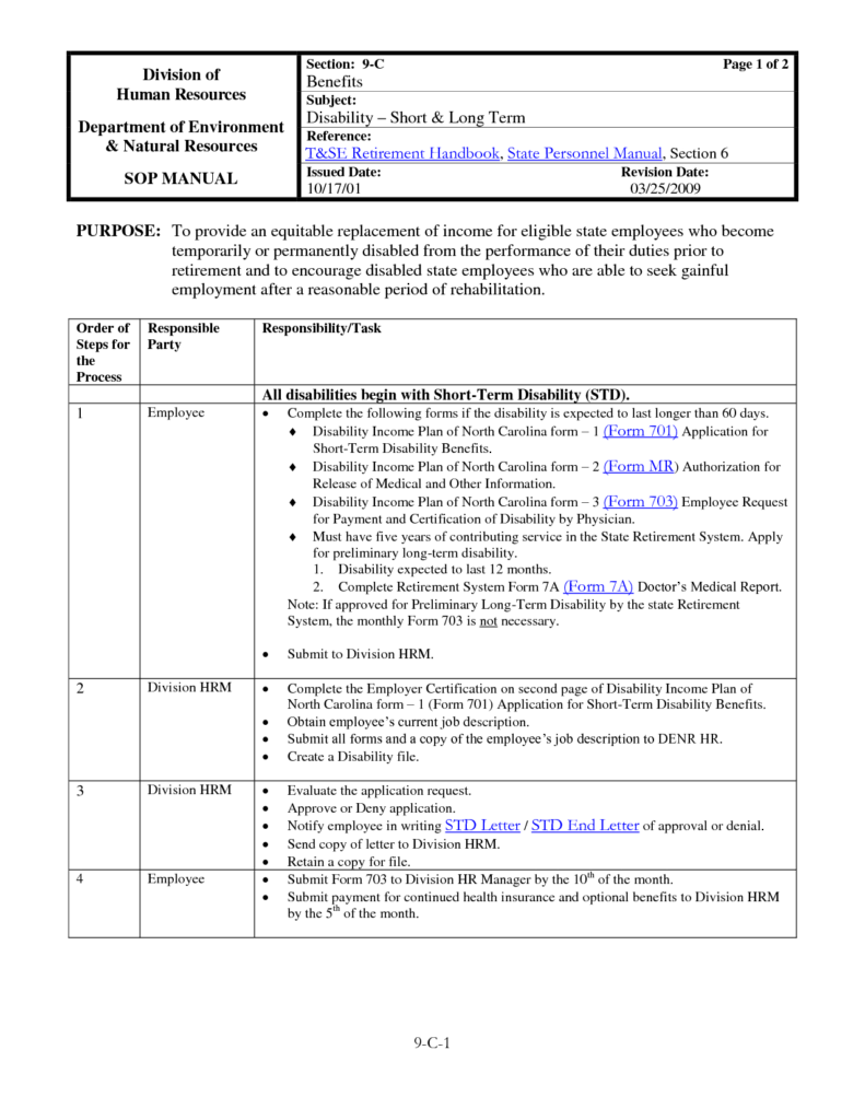 Image 6 for Free Standard Operating Procedure Template Word 2010