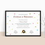 Star Achievement Certificate Template Within Star Award Certificate Template