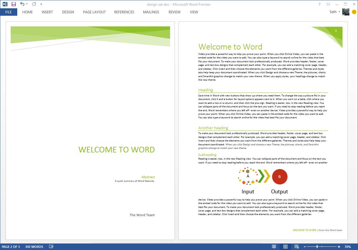 Starting Off Right: Templates And Built In Content In The For Microsoft Word Cover Page Templates Download