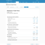 Statement Of Cash Flows For Business | Xero Blog With Cash Position Report Template