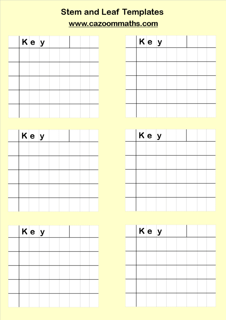 Blank Stem And Leaf Plot Template – Atlantaauctionco.com