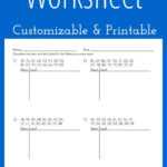 Stem And Leaf Plot Worksheet – Customizable And Printable Throughout Blank Stem And Leaf Plot Template