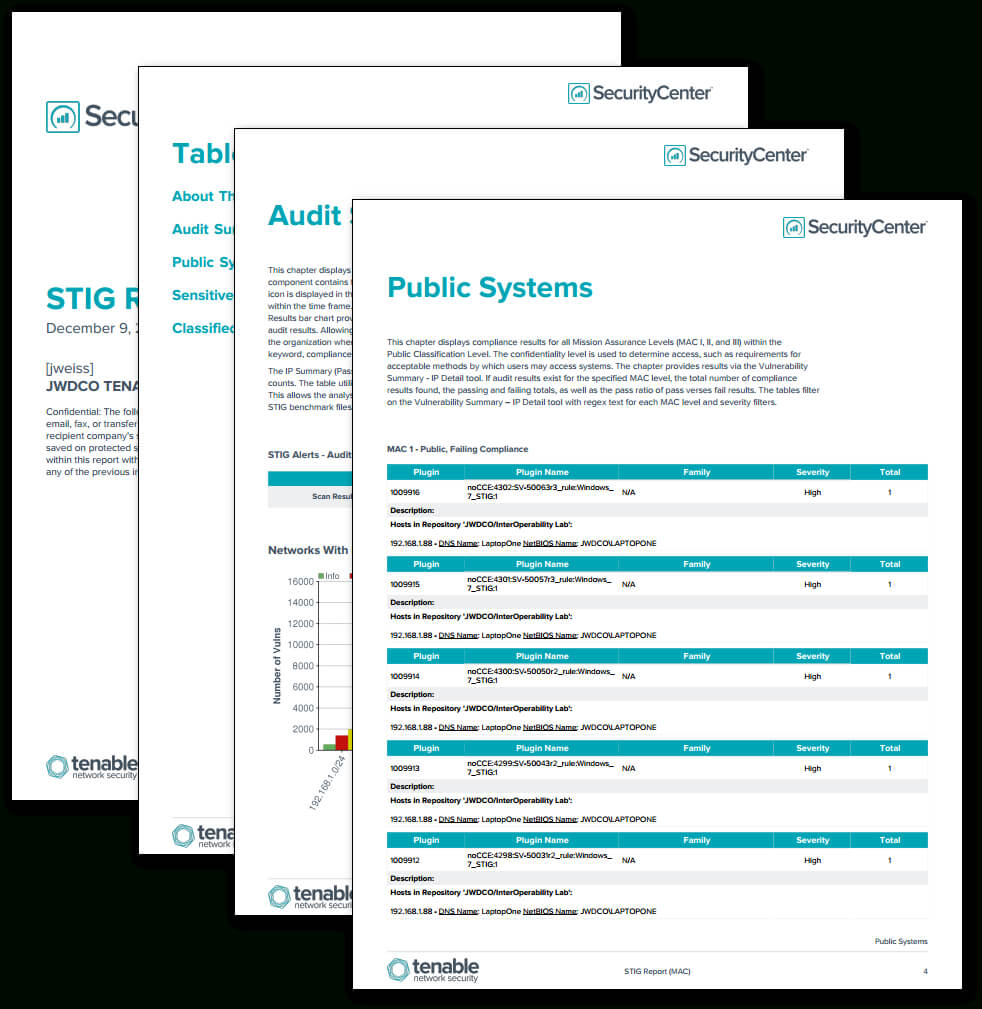 Stig Report (By Mac) – Sc Report Template | Tenable® Within Information Security Report Template