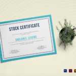 Stock Certificate Template Throughout Indesign Certificate Template