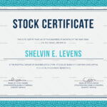 Stock Certificate Template Within Stock Certificate Template Word