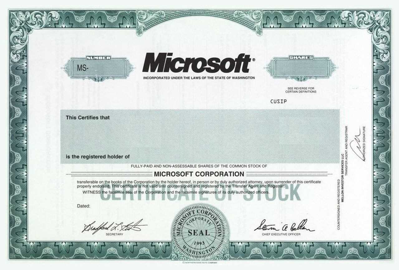 Stock Certificate Template – Www.toib.tk Intended For Corporate Share Certificate Template