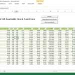 Stock Quote Free Excel Template | Excel Templates For Every Intended For Stock Report Template Excel