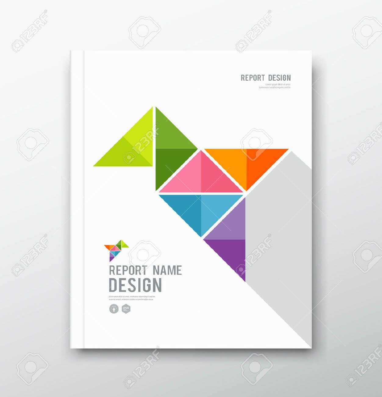 Stock Vector | Graphic Design | Cover Page Template, Cover In Cover Page For Annual Report Template