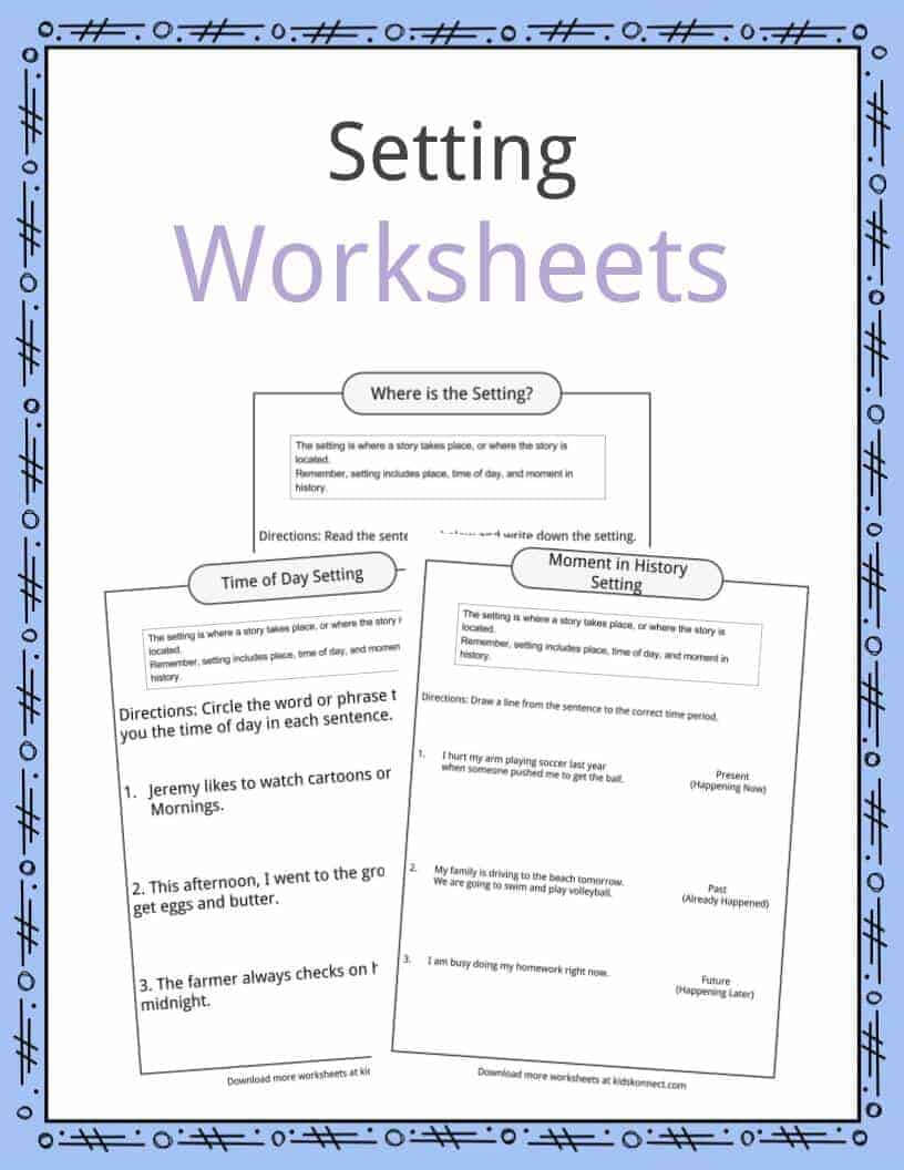 Story Setting Examples, Definition & Worksheets For Kids For Country Report Template Middle School