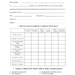 Student Evaluation Form #student #evaluation #form | Sample In Blank Evaluation Form Template
