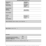 Student Inquiry Form Template – Teplates For Every Day with regard to Enquiry Form Template Word