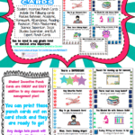 Student Rewards Punch Cards | Back To School: Ideas Inside Reward Punch Card Template