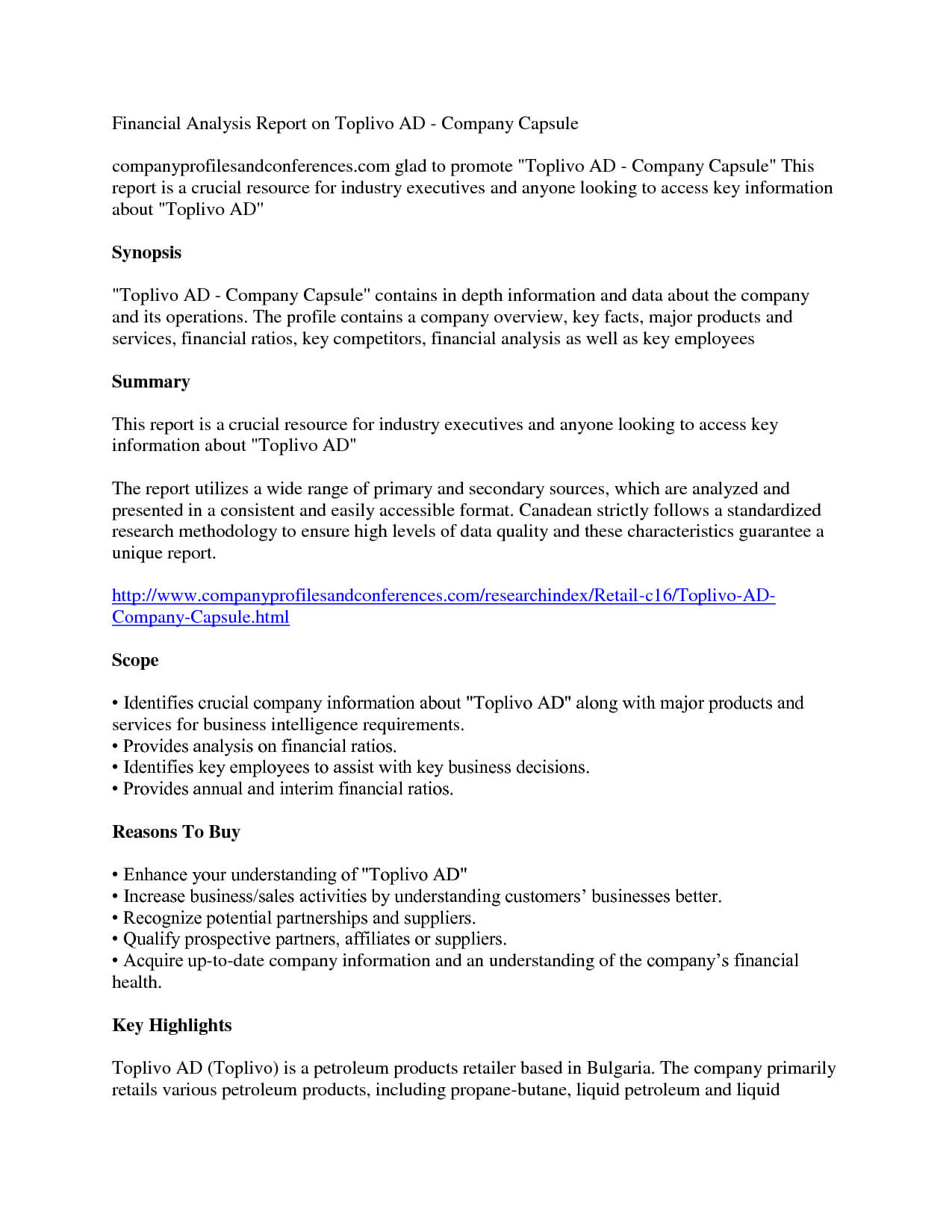 Stunning Business Financial Analysis Report Template And with regard to Company Analysis Report Template