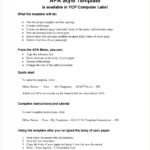 Stupendous Apa Format Essay Template ~ Thatsnotus With Apa Research Paper Template Word 2010