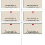 Stupendous Printable Coupon Template Word Free For Intended For Love Coupon Template For Word