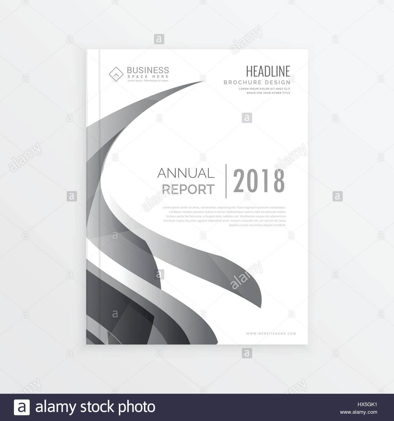 Stylish Business Magazine Cover Page Template For Annual In Cover Page For Annual Report Template