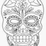 Sugar Skull Template – Menu Template Design With Regard To Blank Sugar Skull Template