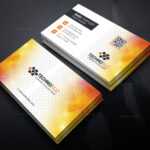 Sun Professional Corporate Visiting Card Template 001338 With Professional Name Card Template