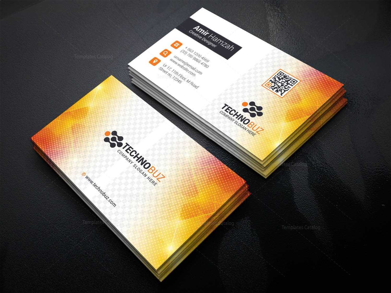 Sun Professional Corporate Visiting Card Template 001338 With Professional Name Card Template