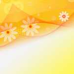 Sunflower Abstract Beauty Backgrounds For Powerpoint In Pretty Powerpoint Templates