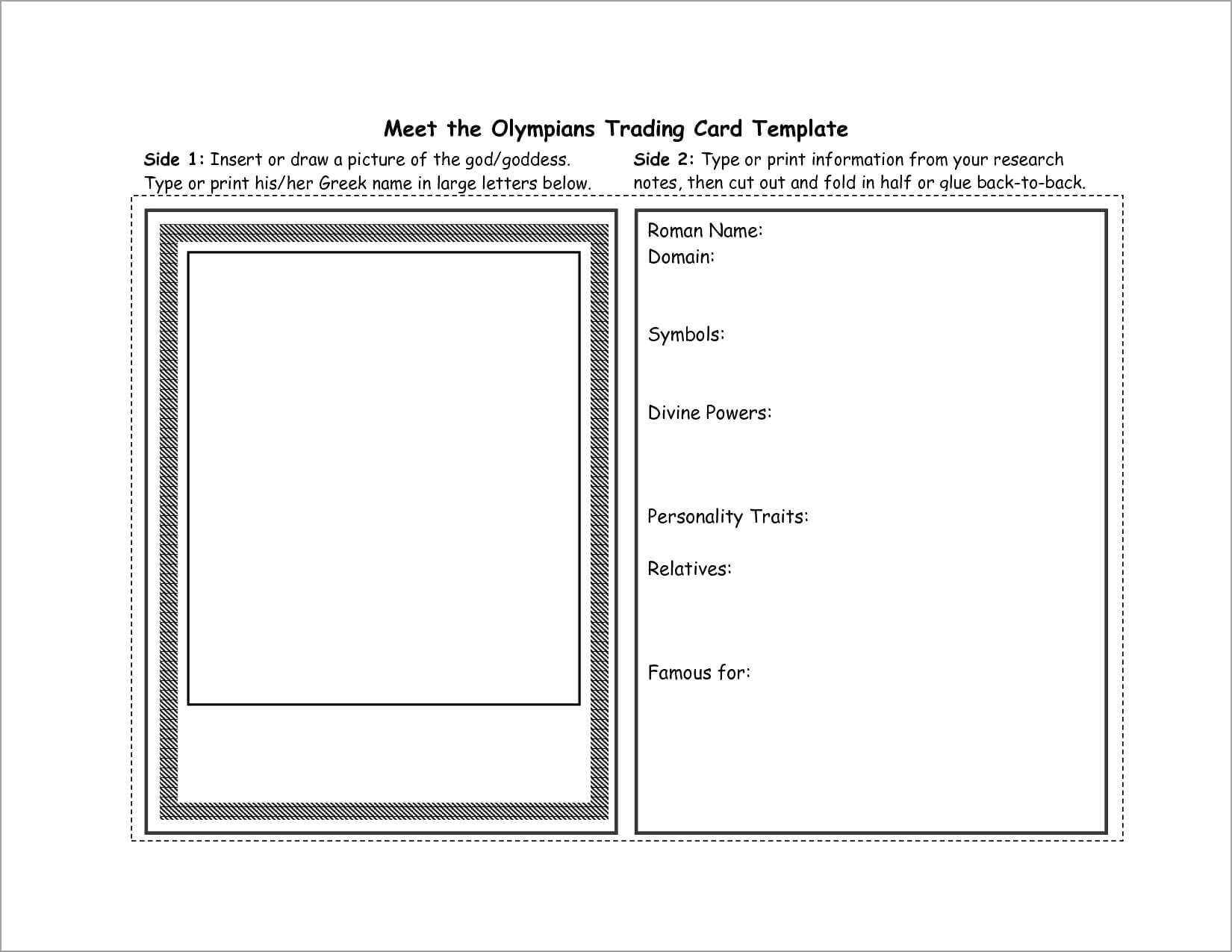 Superhero Trading Card Template – Verypage.co within Superhero Trading Card Template