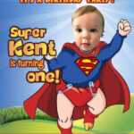 Superman Birthday Invitation Background | Party Invitation Regarding Superman Birthday Card Template