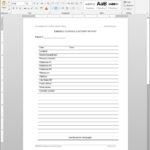 Suspicious Activity Report Template | Emb500 2 With Regard To It Report Template For Word