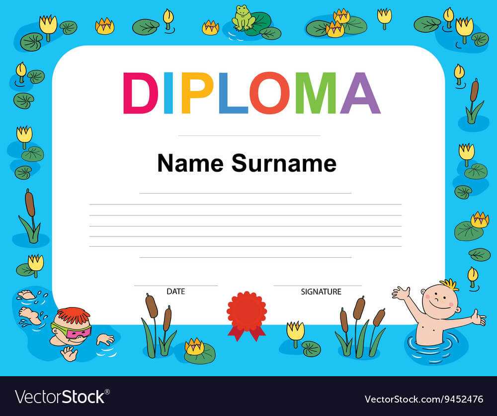 Swimming Award Certificate Template Pertaining To Swimming Award Certificate Template