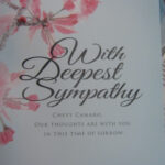Sympathy Card In The November Car & Driver For Sorry For Your Loss Card Template
