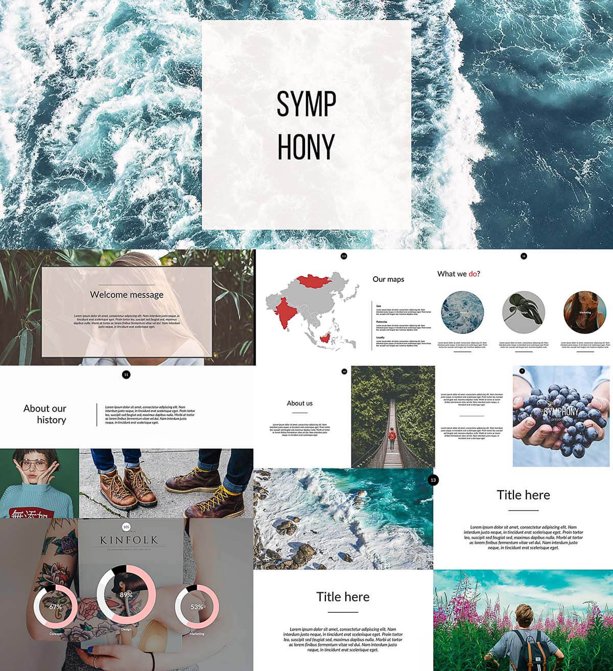 Symphony Powerpoint Templates | Free Download Inside Powerpoint Templates Tourism