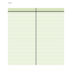 T Chart throughout T Chart Template For Word