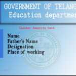 T R C : Employee Id Card Template Pertaining To Teacher Id Card Template