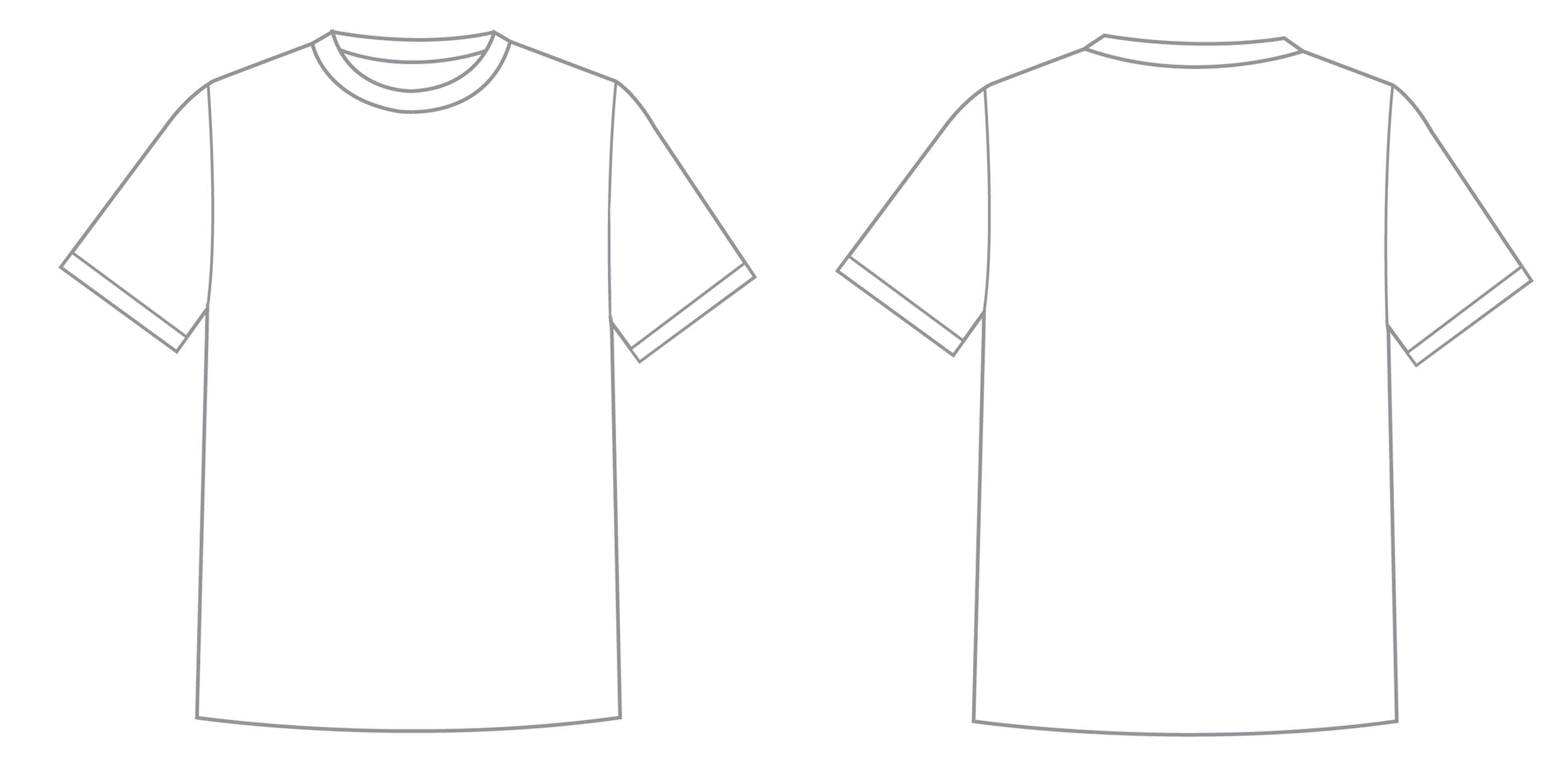 T Shirt Template Printable Group With 79+ Items Regarding Blank Tshirt Template Printable