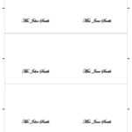 Table Name Cards Template 650*841 – Table Name Card Template For Table Place Card Template Free Download