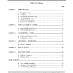 Table Of Contents Template | New Images | Office Tips Intended For Microsoft Word Table Of Contents Template