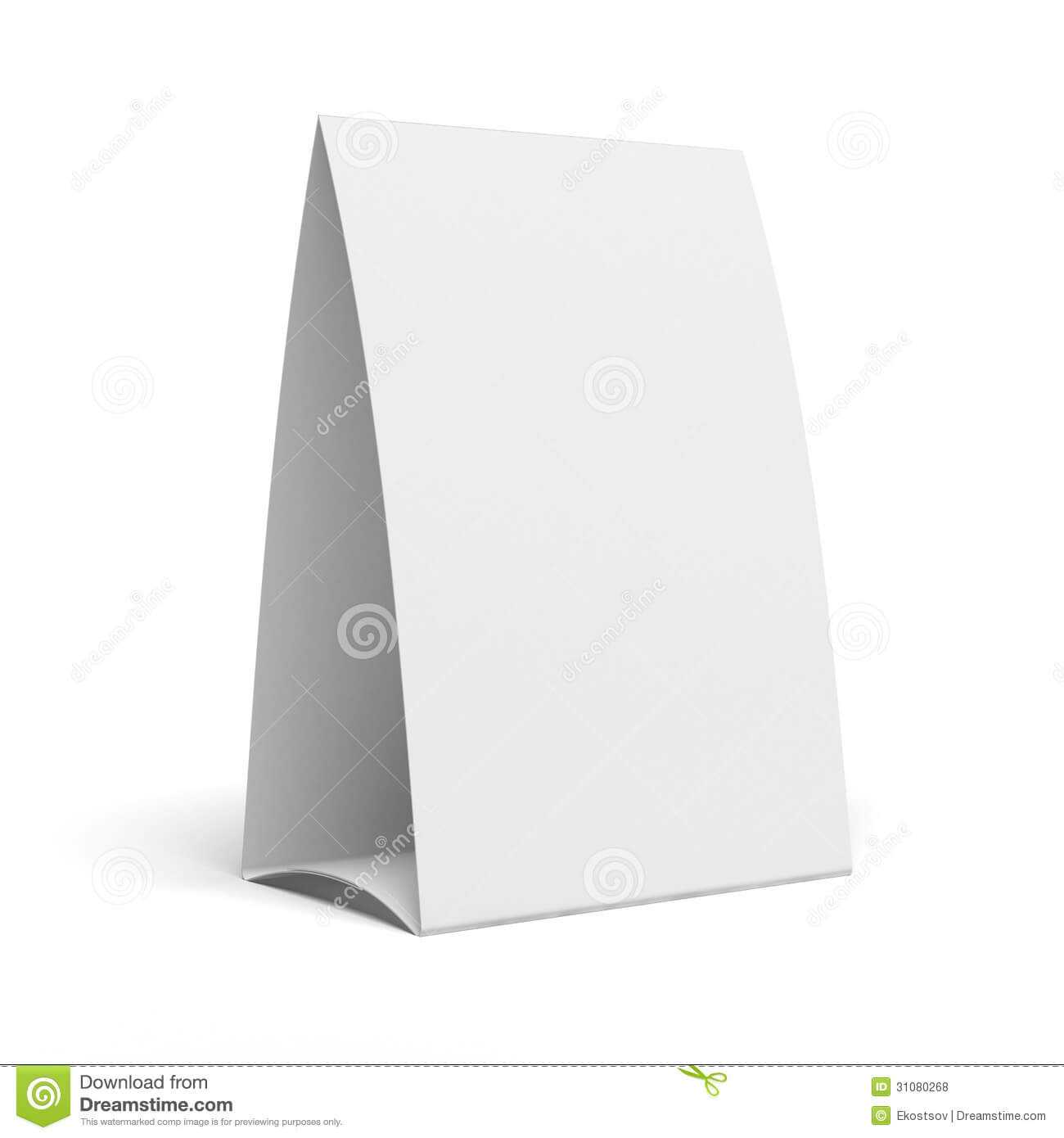 Table Tent Tri Fold Stock Illustrations – 12 Table Tent Tri With Tri Fold Tent Card Template