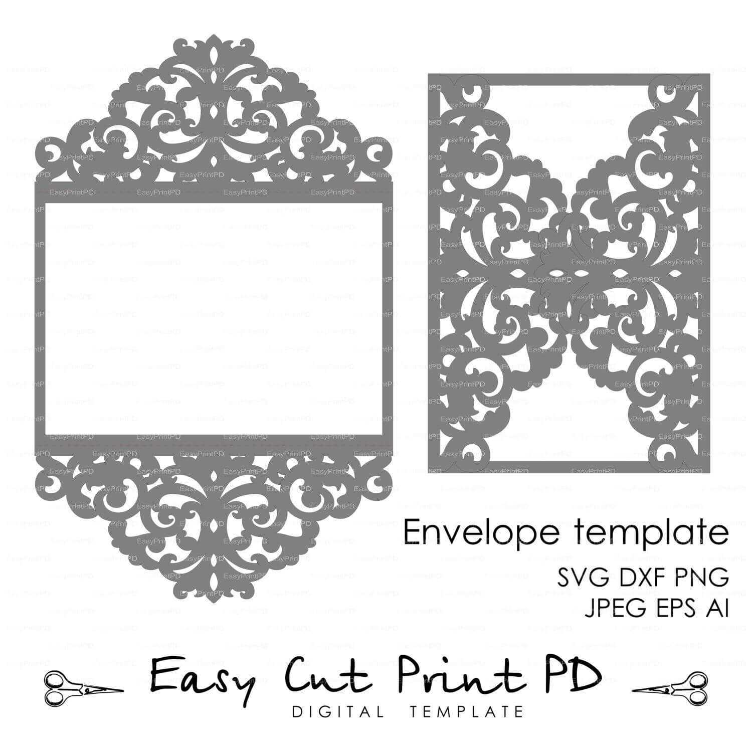 Tags] | Cricut | Wedding Invitation Card Template, Laser Cut Pertaining To Silhouette Cameo Card Templates