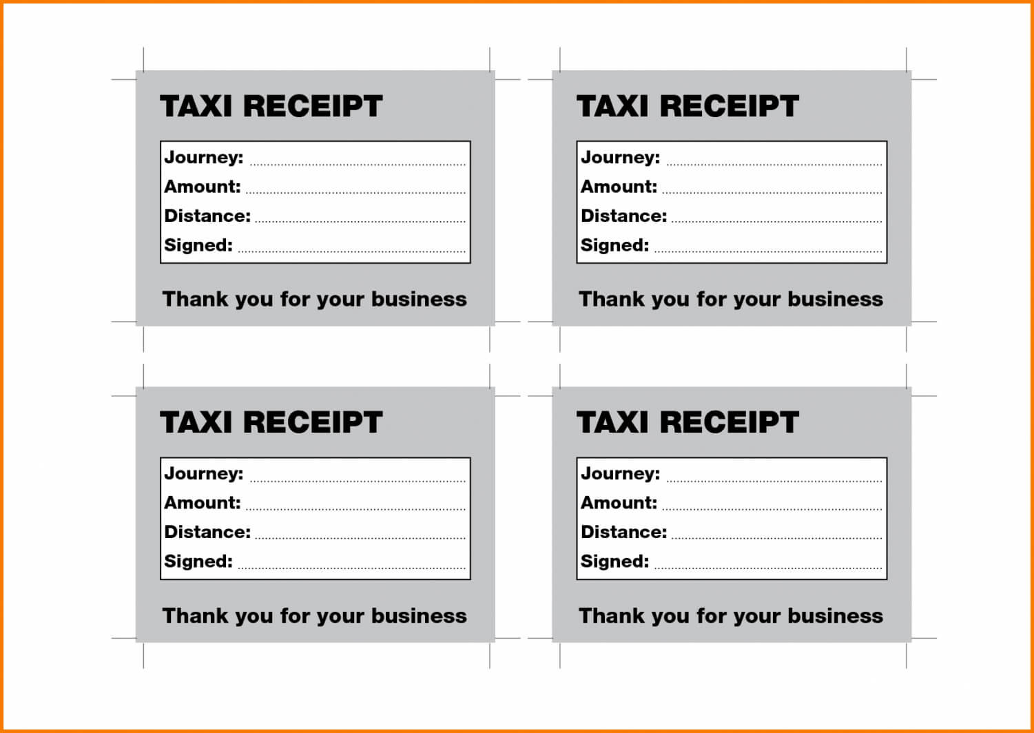 Taxi Receipt Atlanta – Selo.l Ink.co Taxi Invoice Template For Blank Taxi Receipt Template
