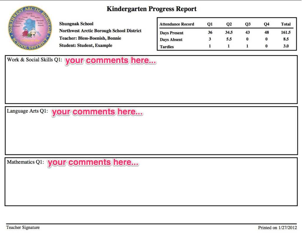 Powerschool Reports Templates