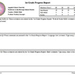 Teachers / Teacher Resources Within Student Grade Report Template