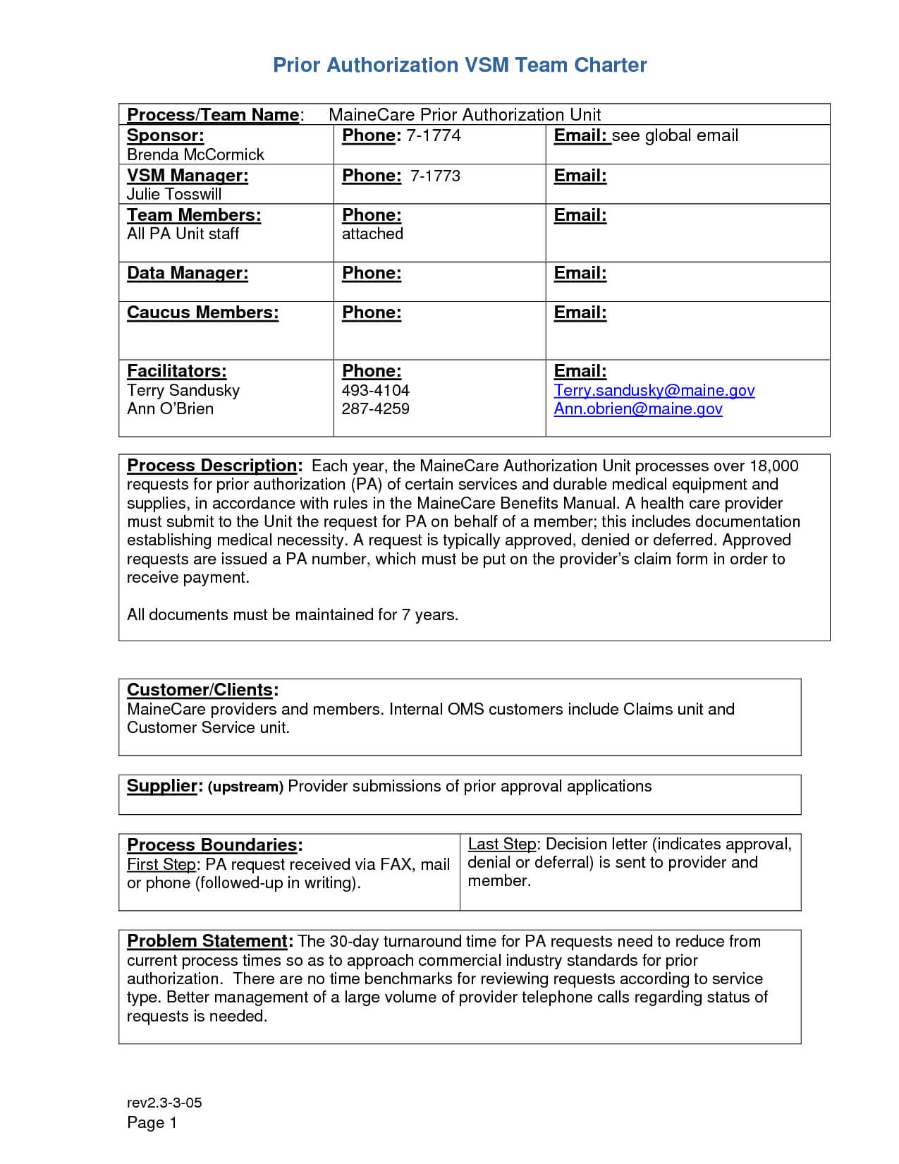 Team Charter Template Examples For Team Charter Template Powerpoint