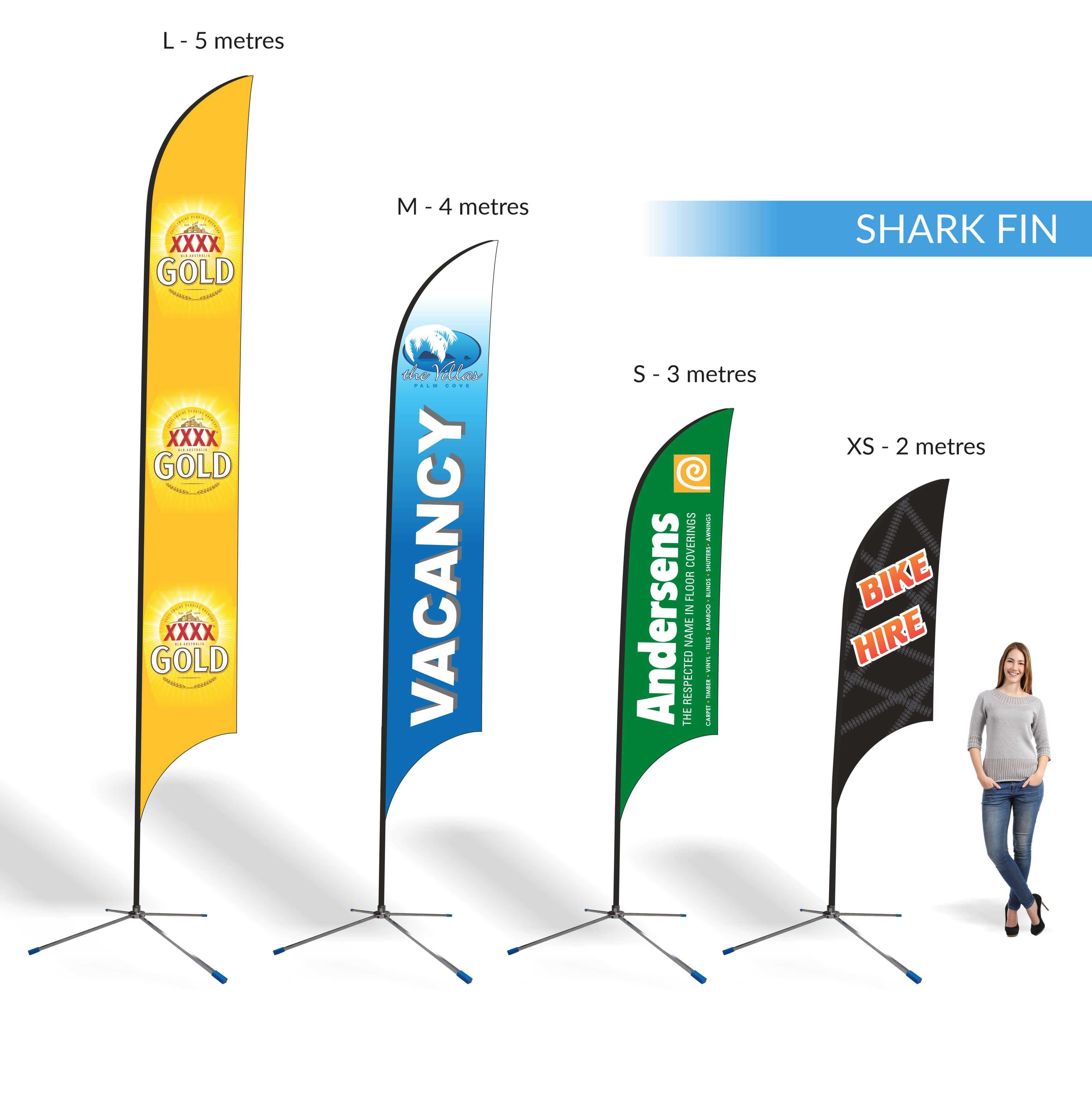 Teardrop | Shark Fin | Block | Banners | Expressway Signs Intended For Sharkfin Banner Template