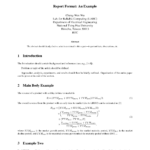 Technical Report Format | Glendale Community In Technical Report Template Latex