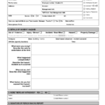 Technology Incident Report Template And Incident Report In Incident Hazard Report Form Template
