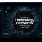 Technology Network Presentation Template | Prezibase With Powerpoint Templates For Technology Presentations