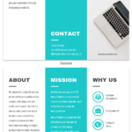 Technology Tri Fold Brochure Template Template – Venngage Regarding Technical Brochure Template